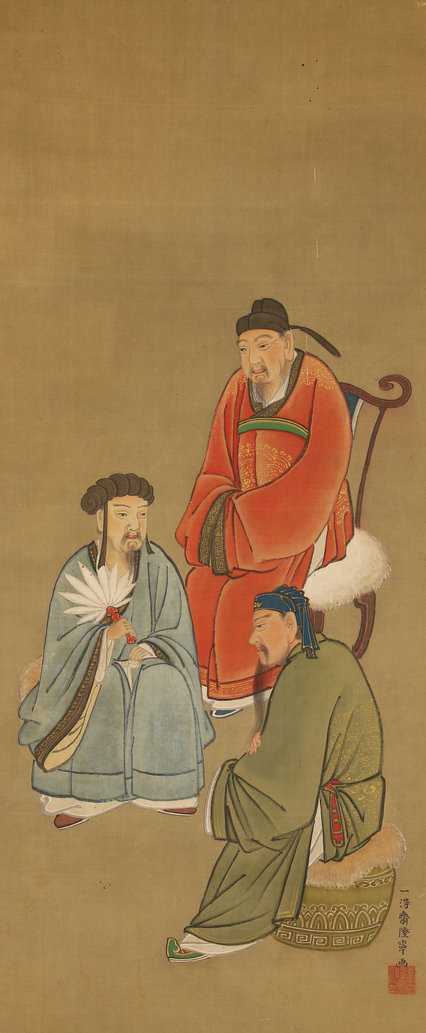 超特価sale開催 模写 一灯 Pp4840 一得斎春日隆寧 三国志人物図 諸葛亮孔明 中国画 三国志 関羽 諸葛亮 人物 菩薩 Labelians Fr