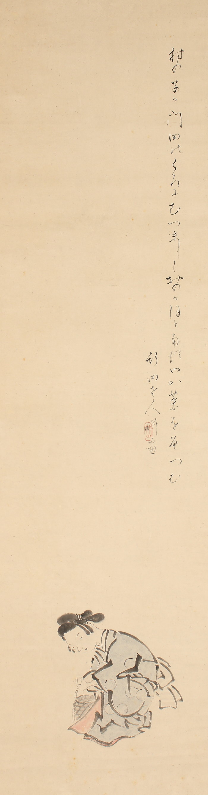 真作/田能村直入/羅漢尊者之図/人物図/掛軸/名家伝来/AD-961 富岡鉄斎 因掲陀尊者｜古美術・掛け軸の販売・買取・鑑定-松本松栄堂